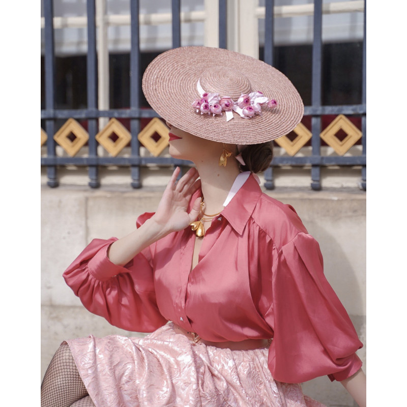 DEBBIE DOLL Vintage Pink Hat