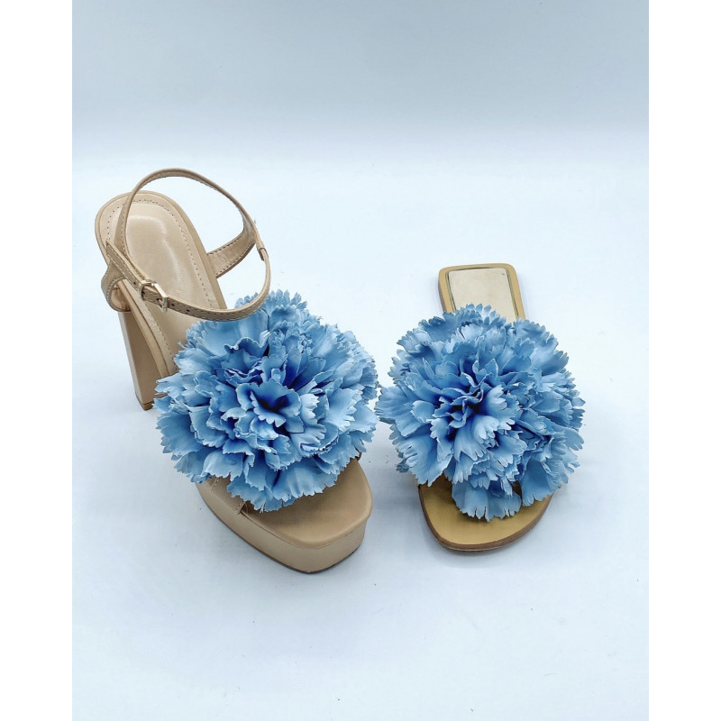 CARRIE Sky Blue Shoes Clips