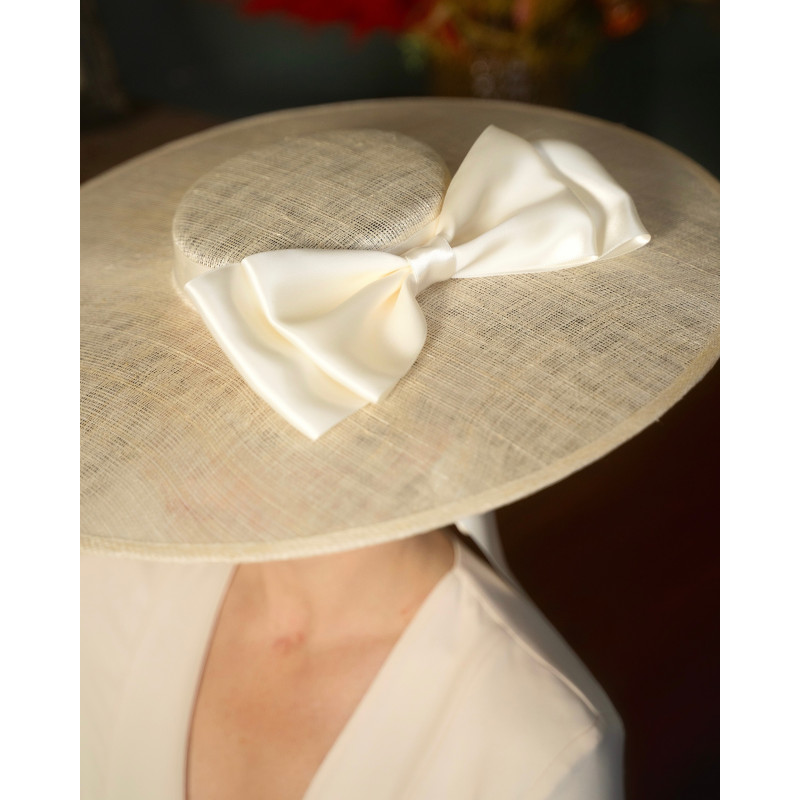 CATHERINE Bow Hat Ivory