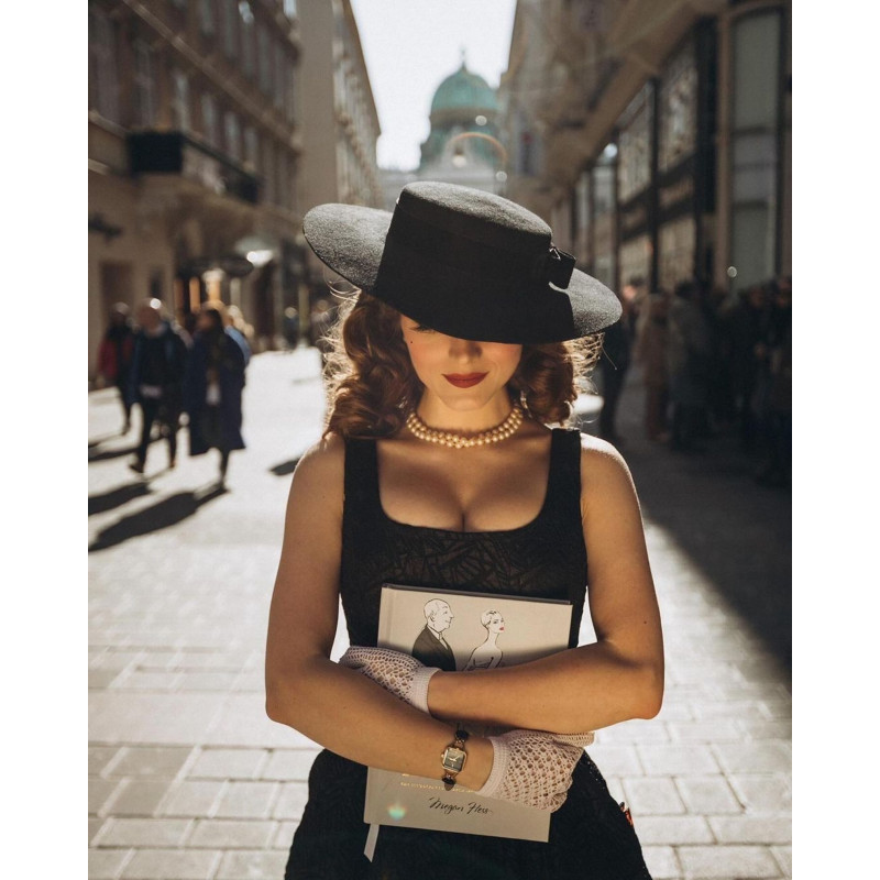 Chapeau CLAUDIA Noir