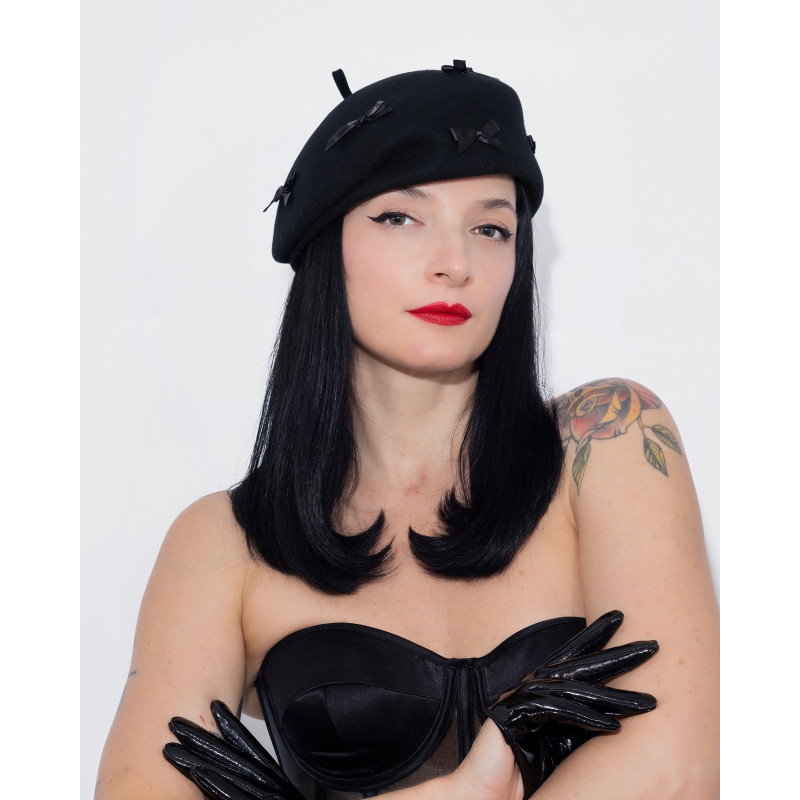 Béret CAMILLE Noir