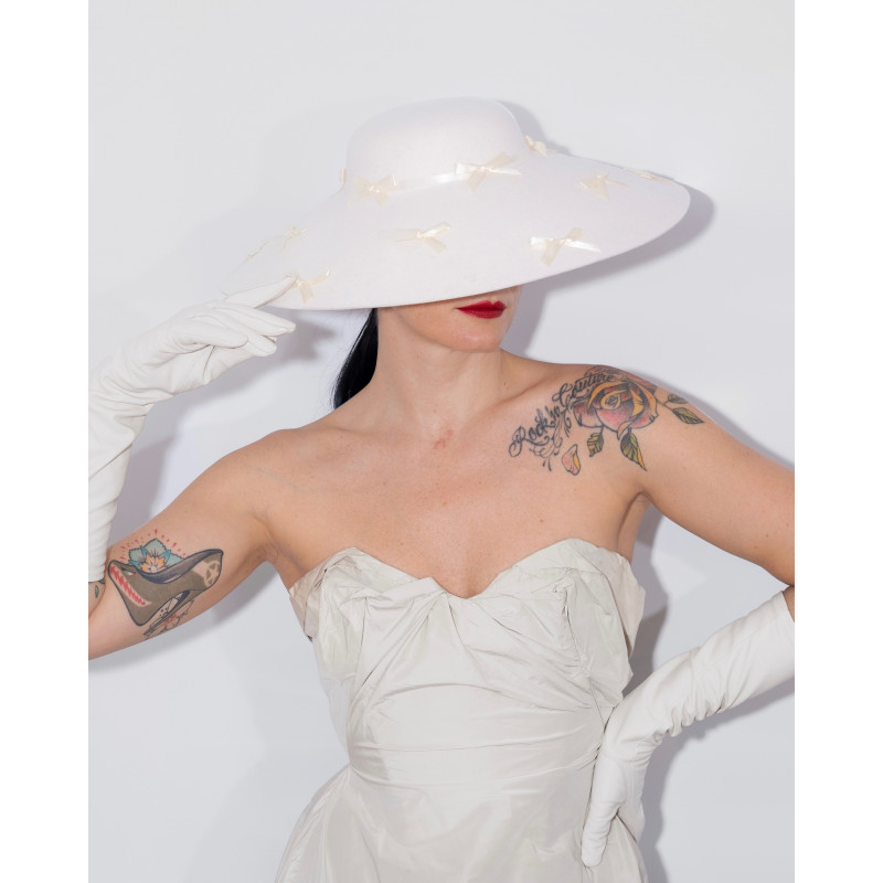 SAINT-GERMAIN Hat Off White