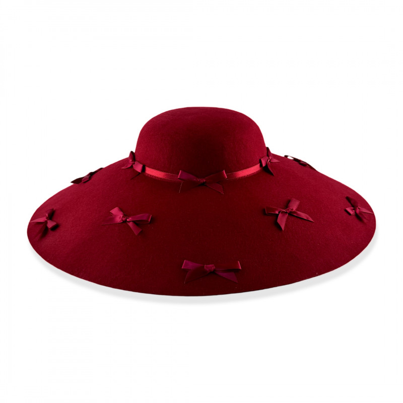 SAINT-GERMAIN Hat Burgundy