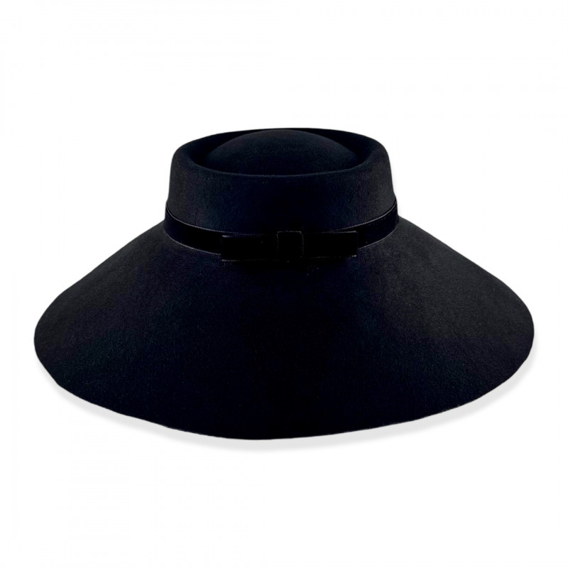 MINI HEPBURN Hat Black