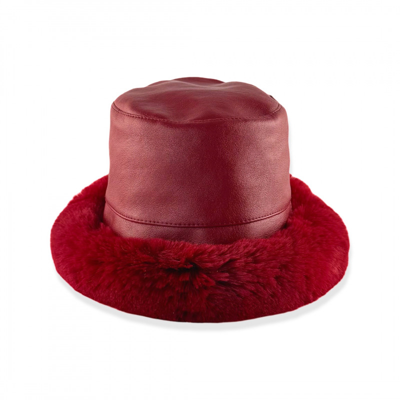 MILLY Hat Burgundy