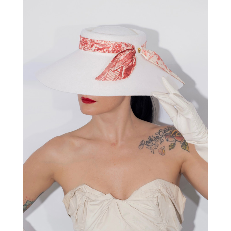 ESTELLE Hat Ivory with 3...