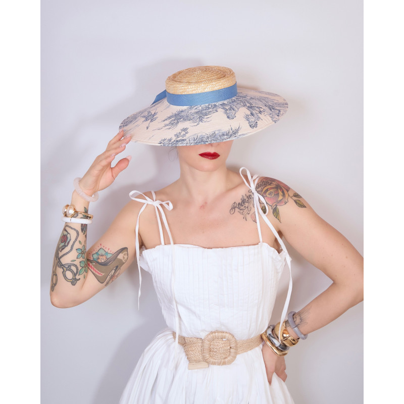SAINT-TROPEZ Blue Hat
