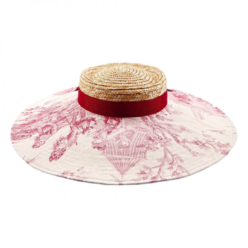 Chapeau SAINT-TROPEZ Burgundy