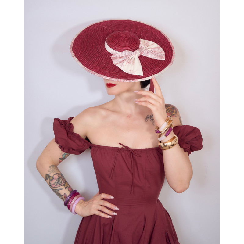Chapeau ANTIBES Bordeaux