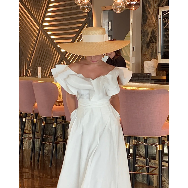 Chapeau INES Blanc