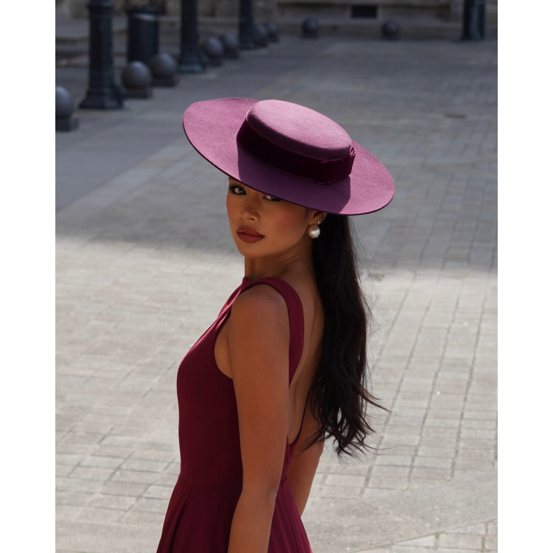 CLAUDIA Hat Plum