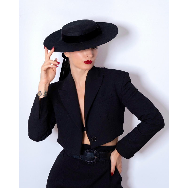 Chapeau CLAUDIA Noir