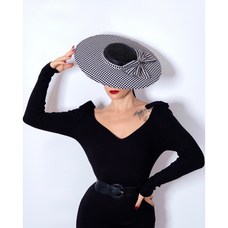 LUCIE Hat Houndstooth