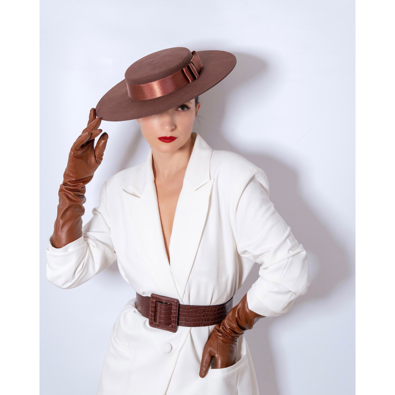 CLAUDIA Hat Dark Brown