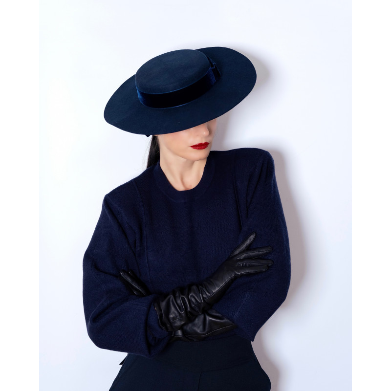 Chapeau CLAUDIA Bleu Marine