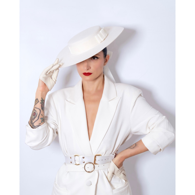 Chapeau CLAUDIA Blanc cassé