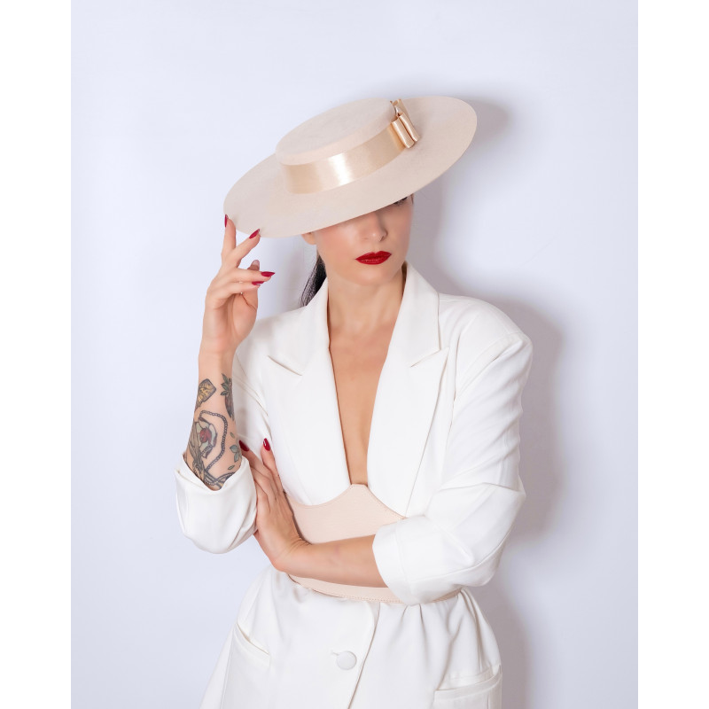 Chapeau CLAUDIA Champagne