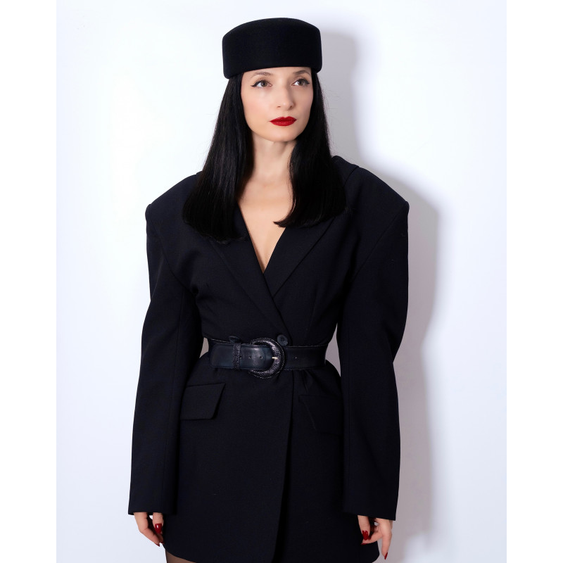 Chapeau Pilulier MILA Noir