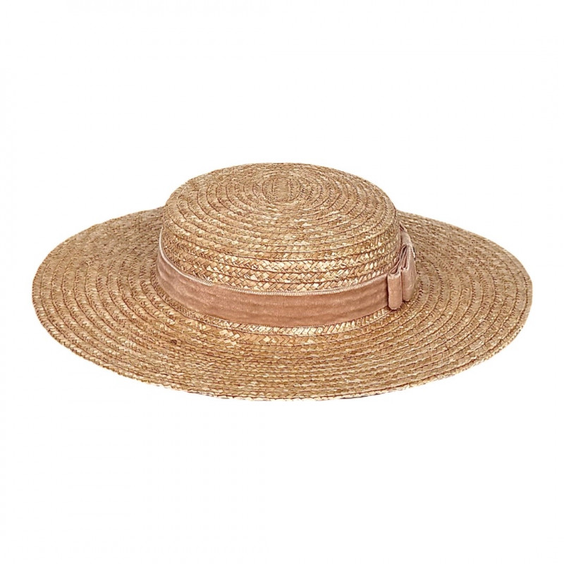 Petit Canotier ANNE Beige