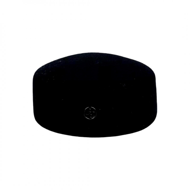 MILA Pill Box Hat Black