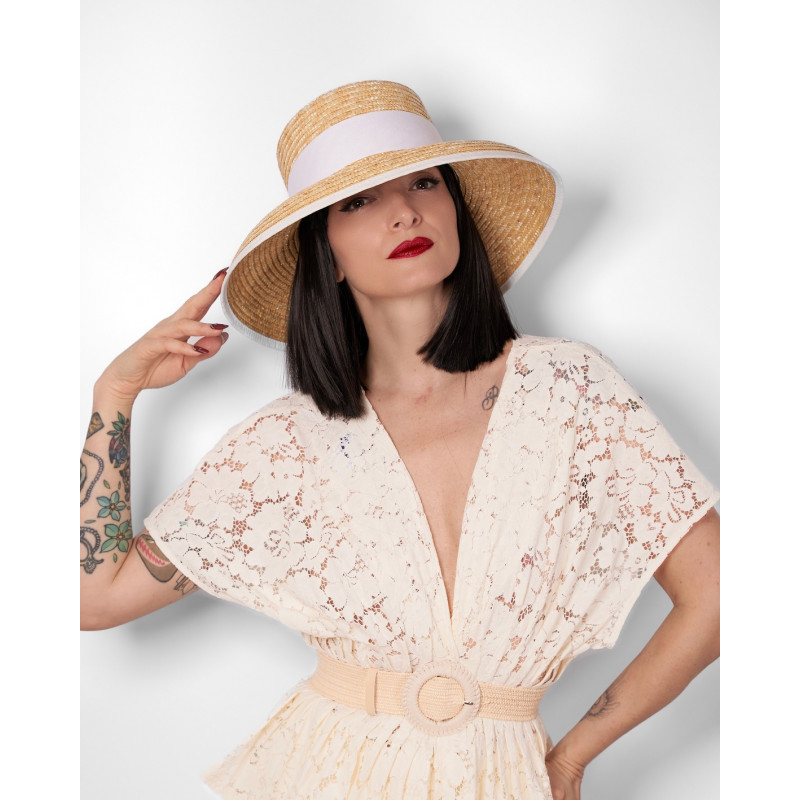 Chapeau BIANCA Blanc