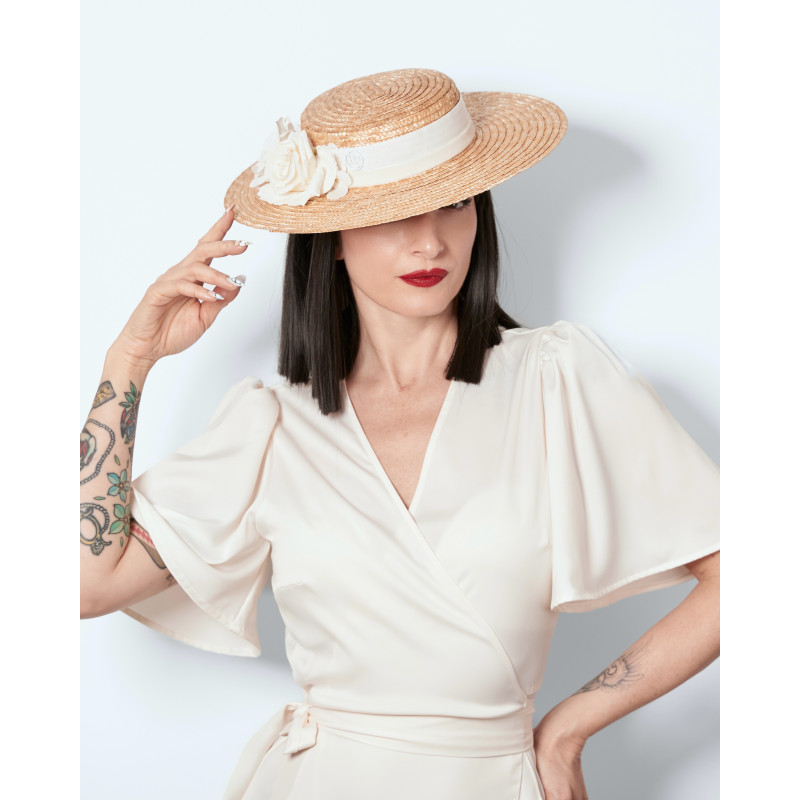 Canotier COLETTE Blanc
