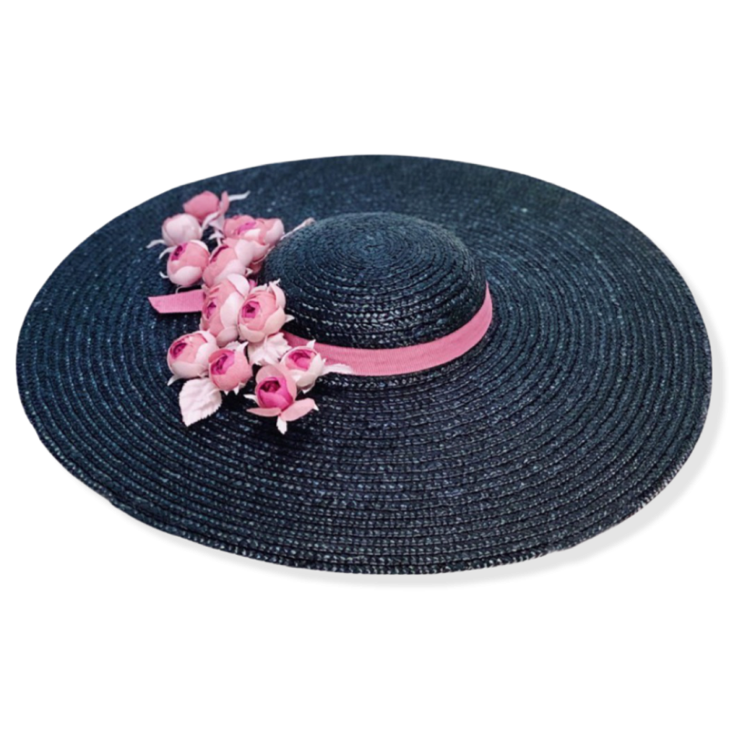 DEBBIE DOLL Black & Pink Hat