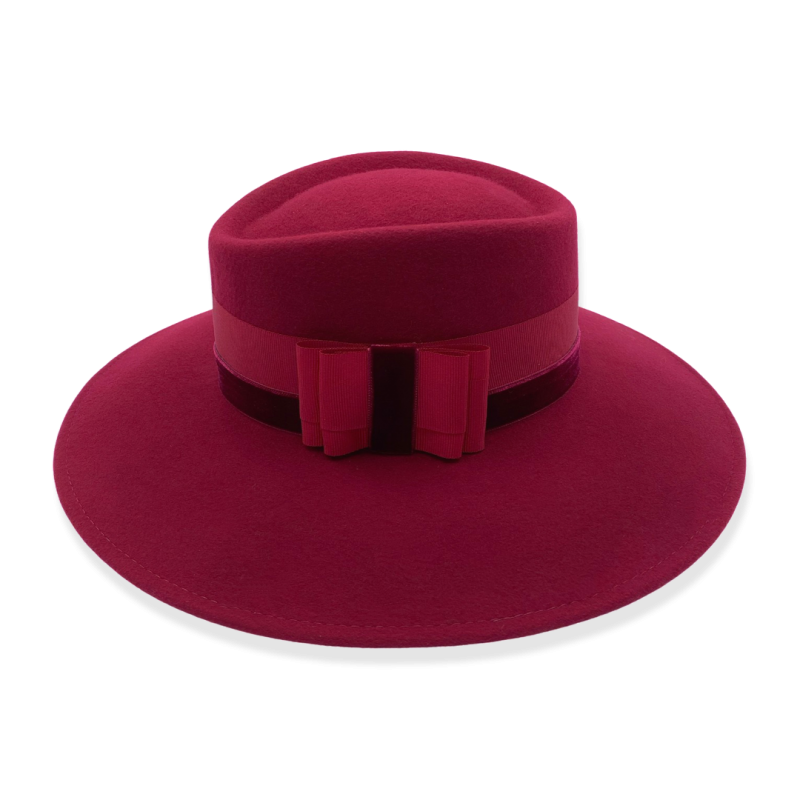 LEONIE Burgundy Hat