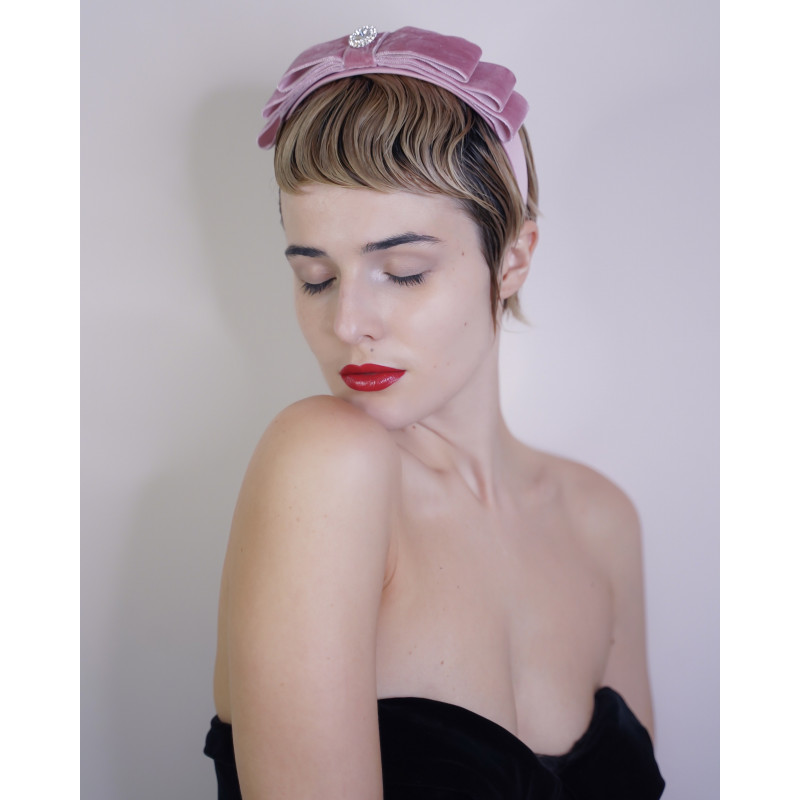 LIZZIE Headband Vintage Pink